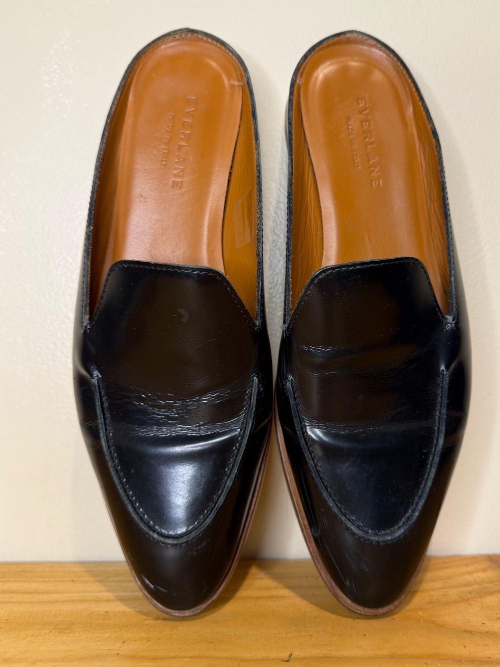 Everlane Modern Loafer Mule in Black
